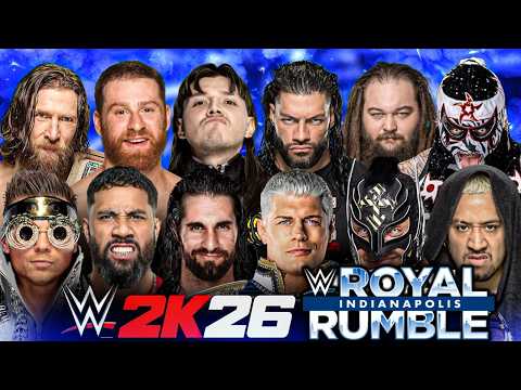 WWE 2K26 Indiana Royal Rumble Epic 30 Man Showdown! background