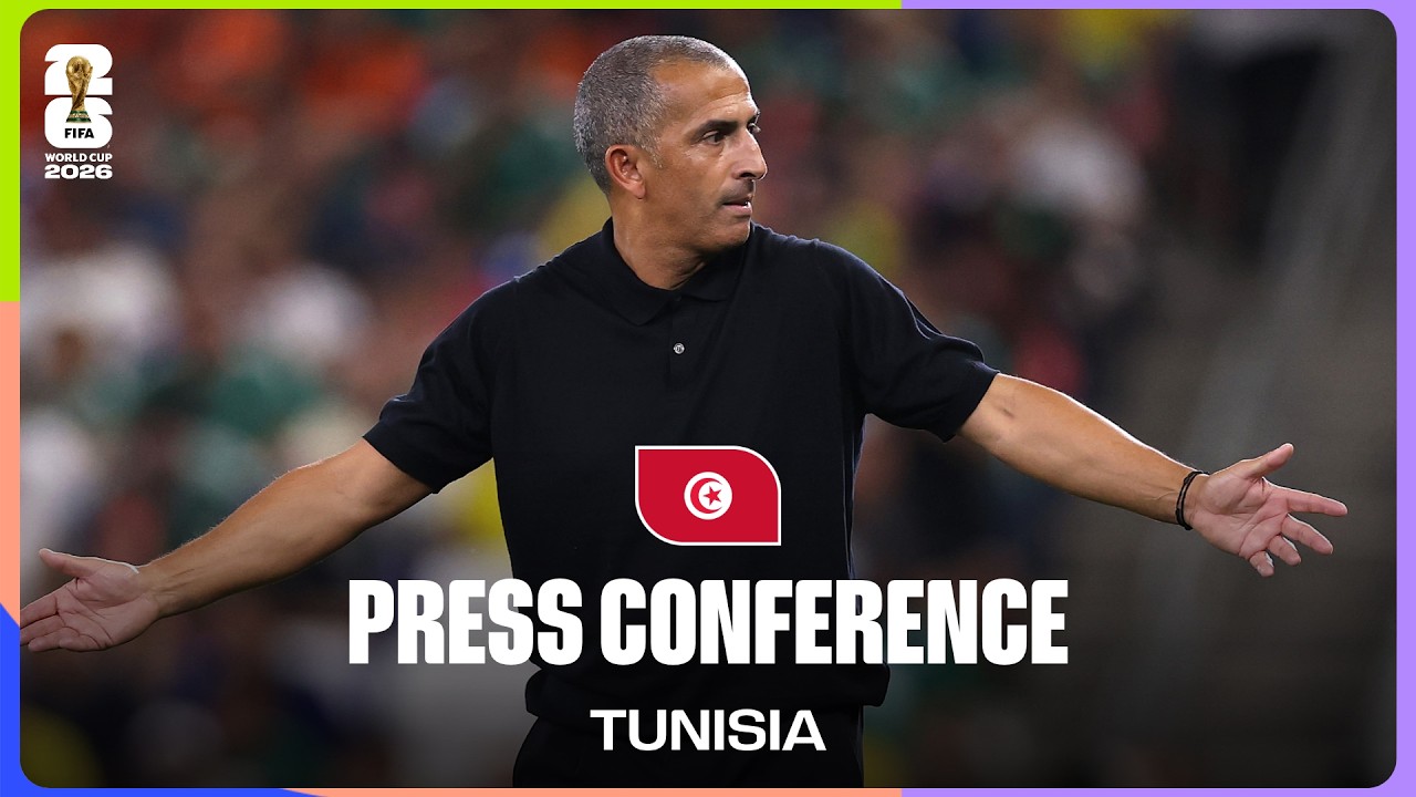 Post-Match Press Conference: Tunisia Coach Sabri Lamouchi on 5-1 Loss to Sweden