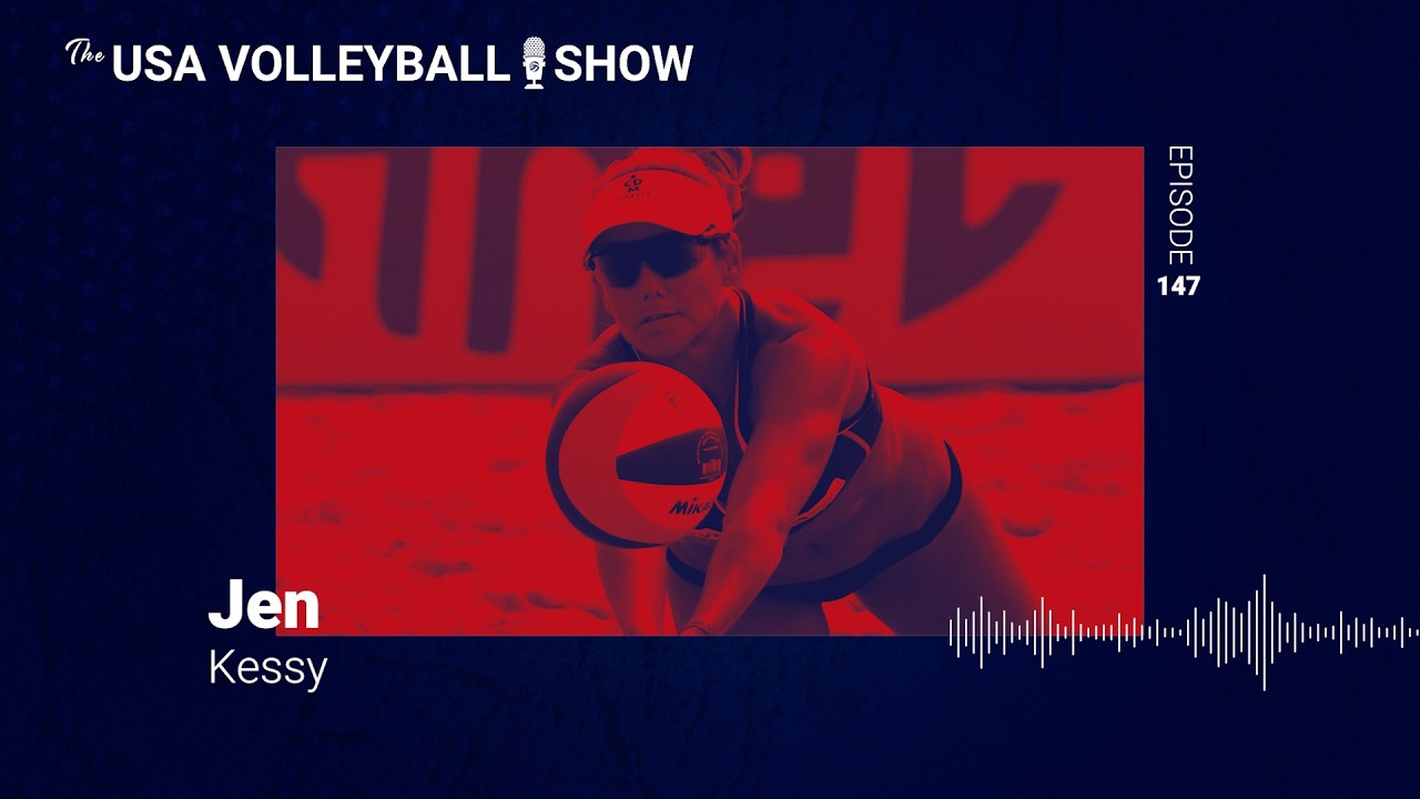 Episode 147: All-Time Great Beach Female Athlete featuring Jen Kessy background