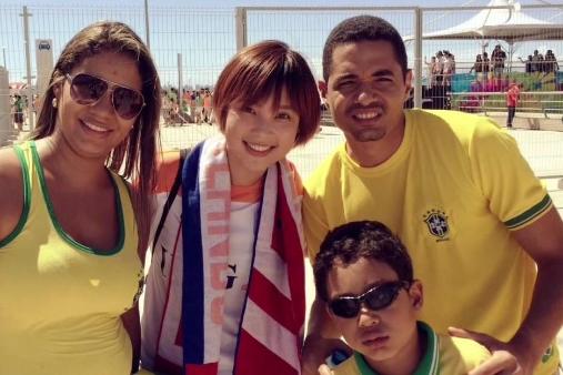JoJo recalls watching the World Cup! Took three jerseys and all savings to Brazil