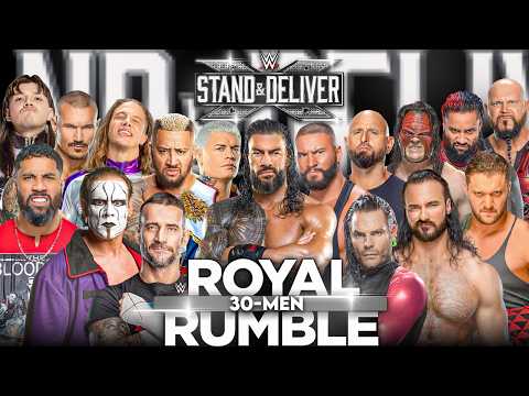 WWE 2K26 Stand & Deliver Royal Rumble 30 Man War Begins!