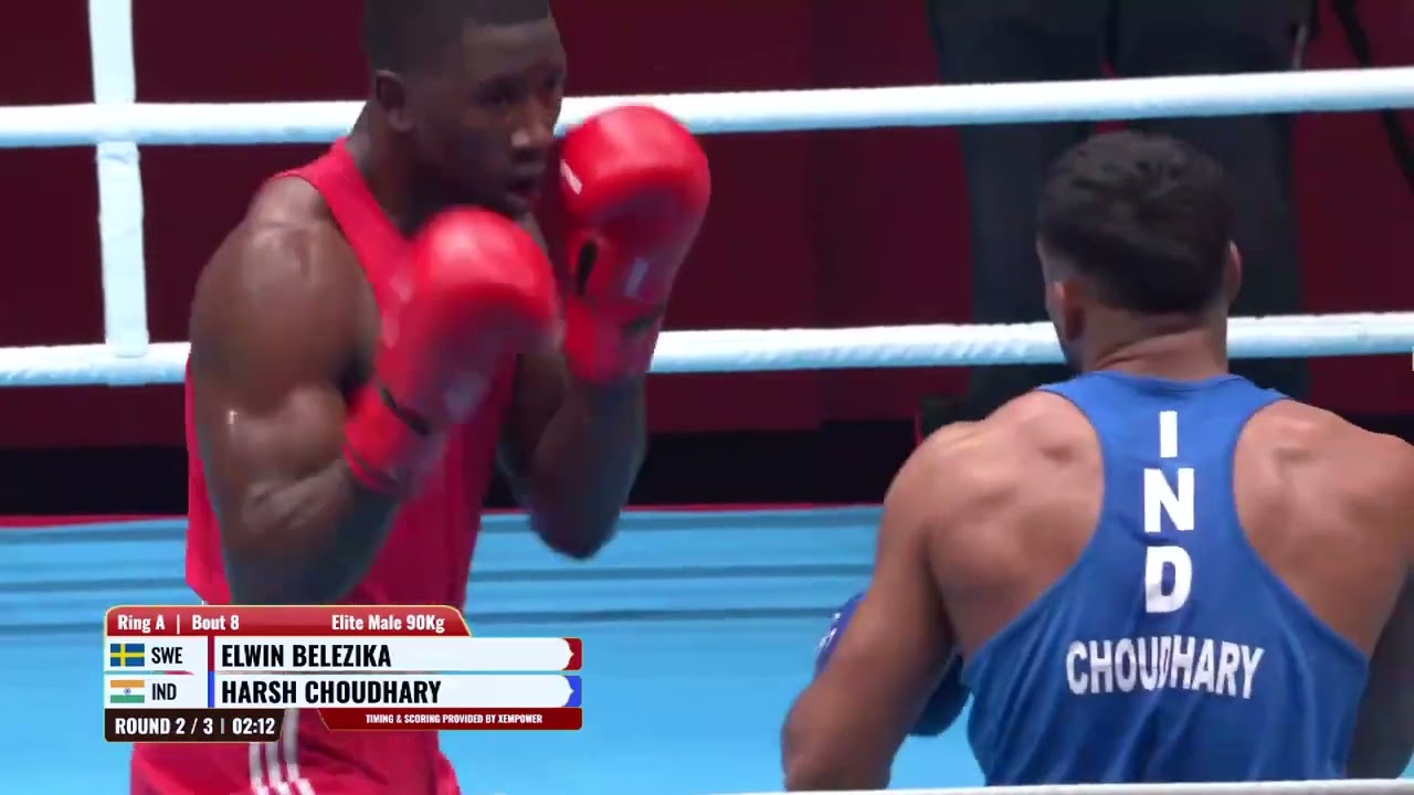 Elwin Mayue-Belezika (SWE) vs. Harsh Choudhary (IND) World Boxing Cup 2026 (90kg)