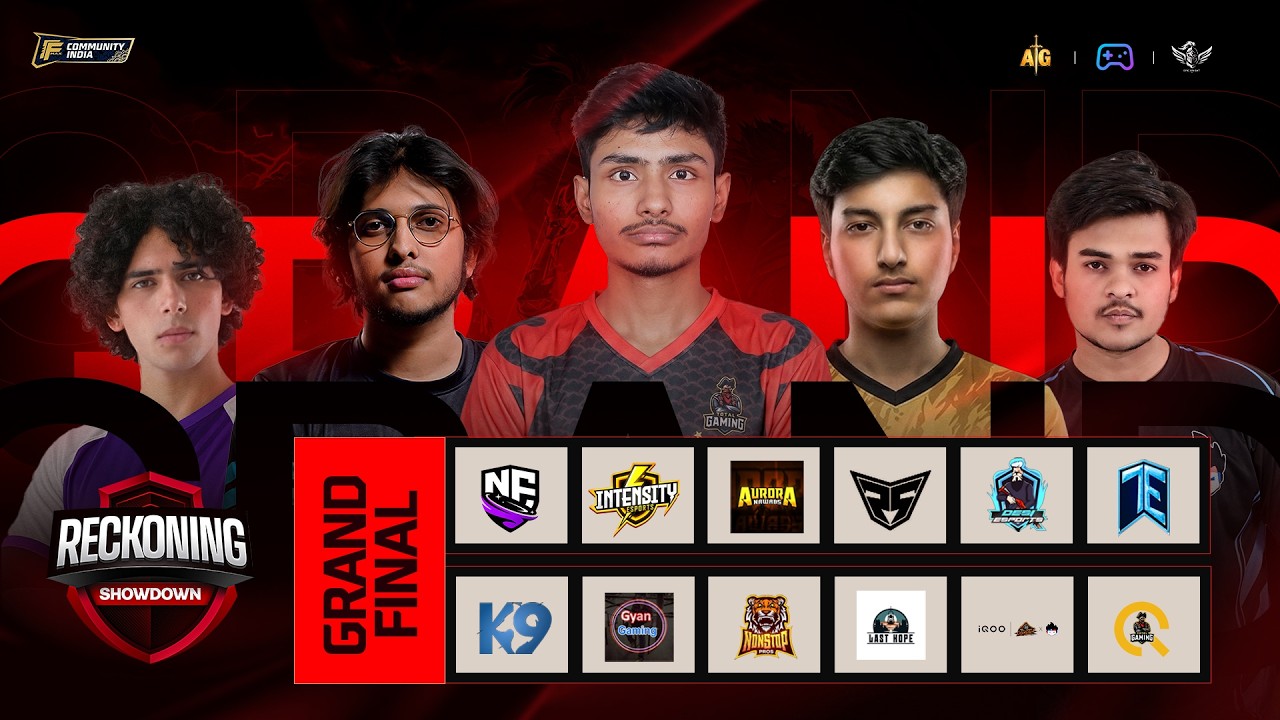 GRAND FINAL | RECKONING SHOWDOWN| CHAMPION RUSH| ft- iQOO×TG‚ iQOO OG×TSG ‚ TEAM ELITE‚ NG PROS‚ K9