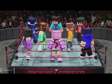 Aphmau's Team Royal Rumble in Minecraft! background