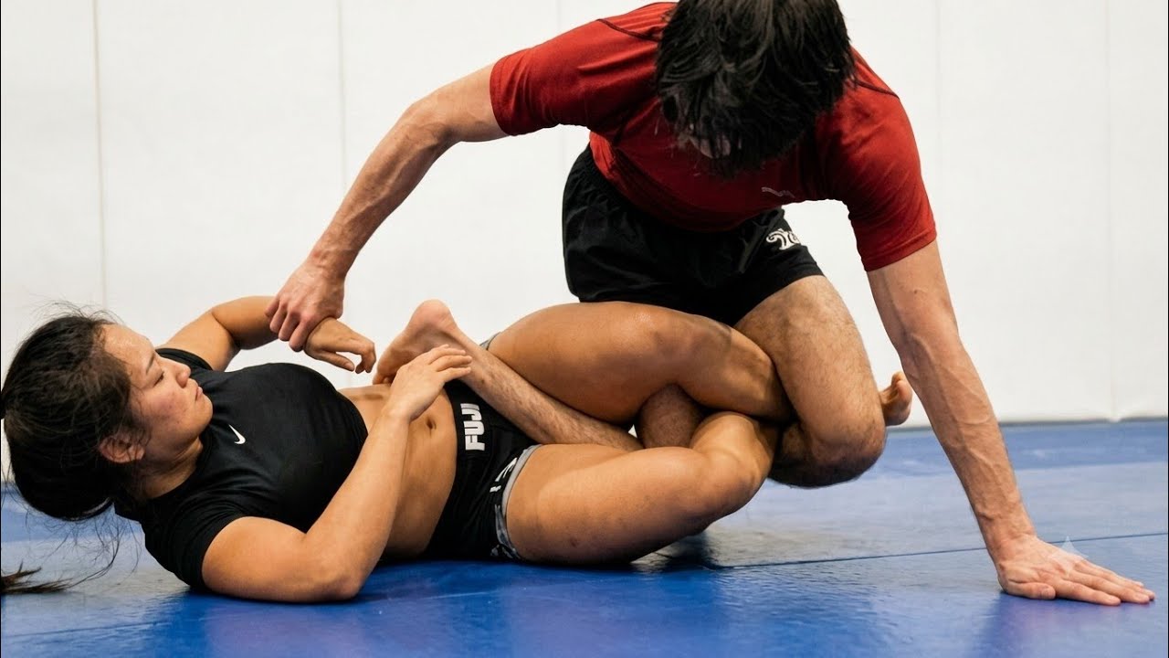Girl Vs Boy Wrestling: Severe Counter Attack From The Guard!