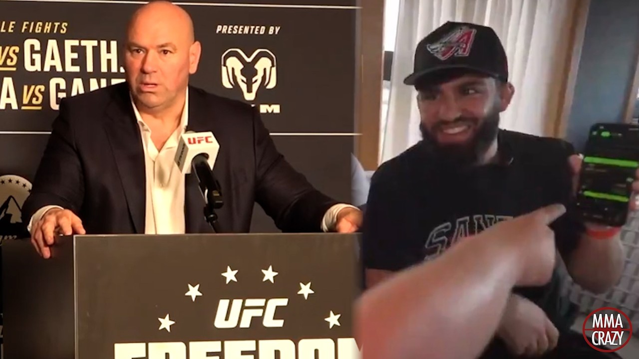 Dana White & Justin Gaethje react to Arman Tsarukyan's $1MILLION BET for UFC White House main event background