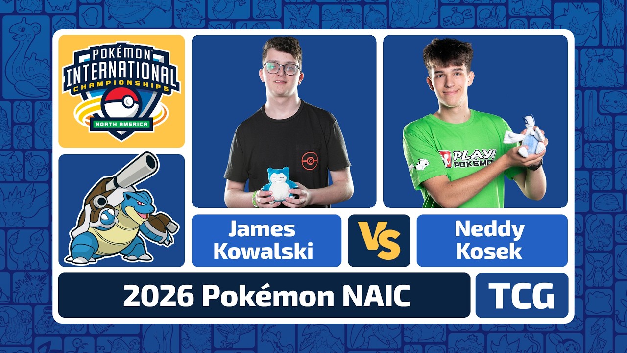 James Kowalski vs Neddy Kosek - Pokémon TCG Masters Finals | NAIC 2026