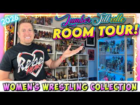 My HUGE Women’s Wrestling Figure Collection Room Tour!
