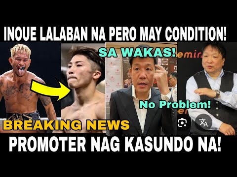 CONFIRMED! INOUE VS CASIMERO MATUTULOY NA, BASTA SA JAPAN LANG DAW ANG LABAN🇯🇵😲! NAKU DELIKADO TO! background