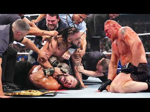 WWE 13 June 2026 Roman Reigns VS. Jacob Fatu VS. Brock Lesnar VS. Oba Femi VS. All Raw SmackDown
