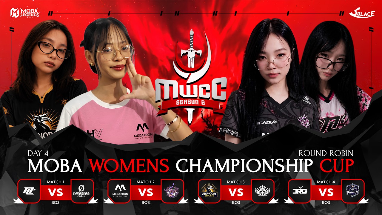 ๐ด LIVE | MWCC League Stage Day 4 | Round Robin Stage | MOBA Womenโs Tournament