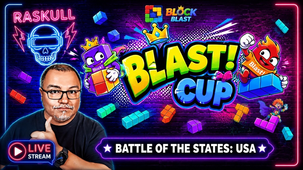 If you're not watching the World Cup, join me in the Block Blast! Blast! CUP #blockblast #blastCUPS2 background