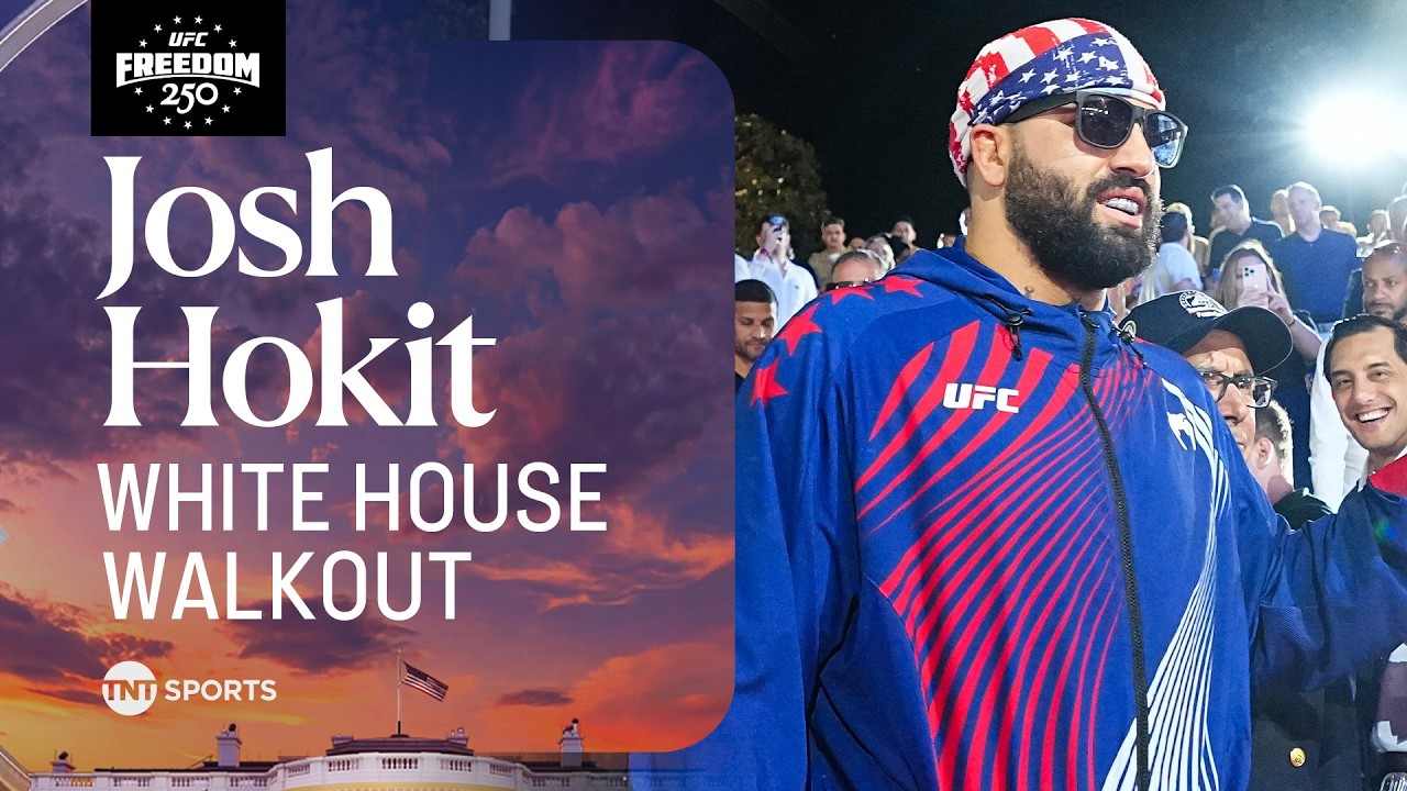 I AM A REAL AMERICAN! ЁЯО╢ Josh Hokit's ICE COLD Walkout At #UFCFreedom250 ЁЯе╢
