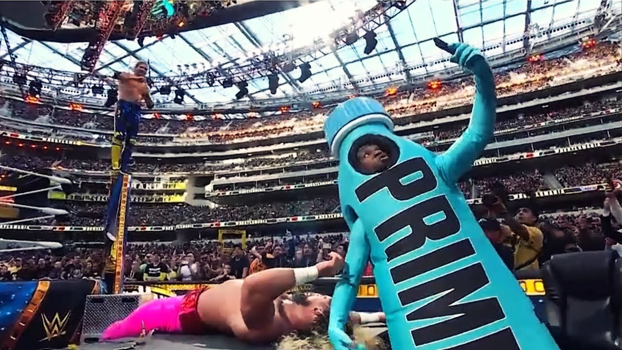 Seth Rollins VS Logan Paul Match Highlight HD - WWE Wrestlemania 39 1st April 2023 Full Highlights background