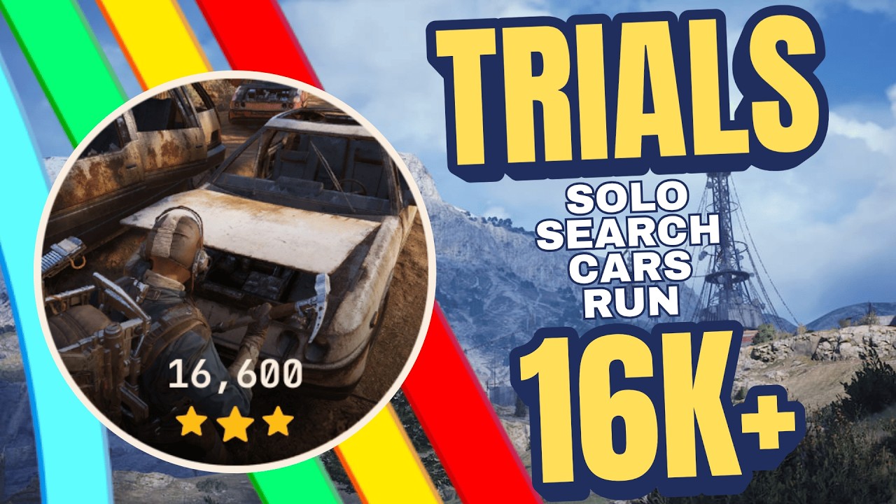Solo Search Cars Run 16K+ | ARC Raiders