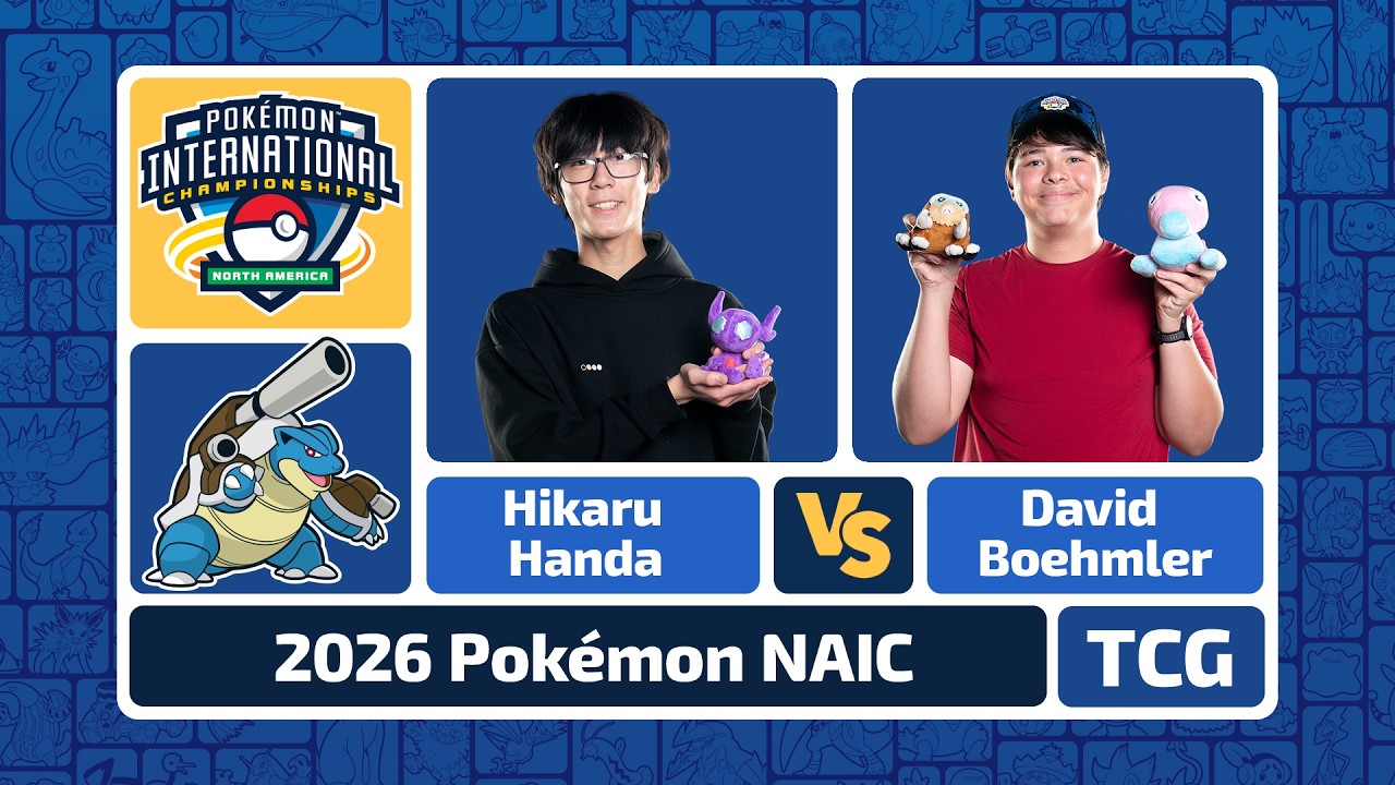 Hikaru Handa vs David Boehmler - Pokémon TCG Seniors Finals | NAIC 2026