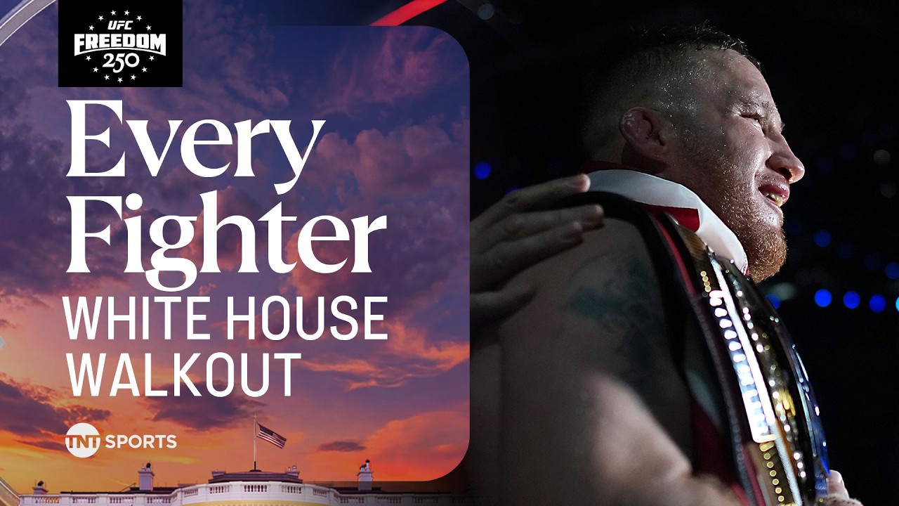 FULL UFC WHITE HOUSE WALKOUTS πΊπΈ