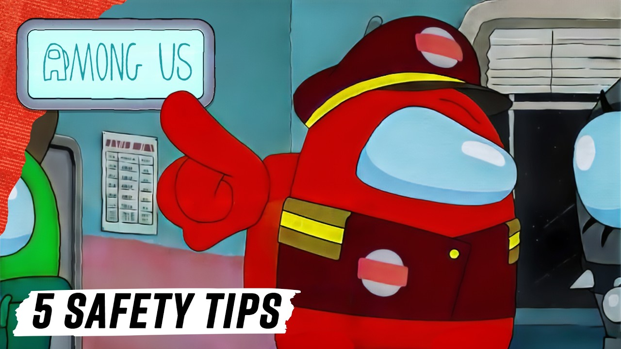 Among Us: Safety Tips to Avoid Being Sus! ☢️ | Animated
