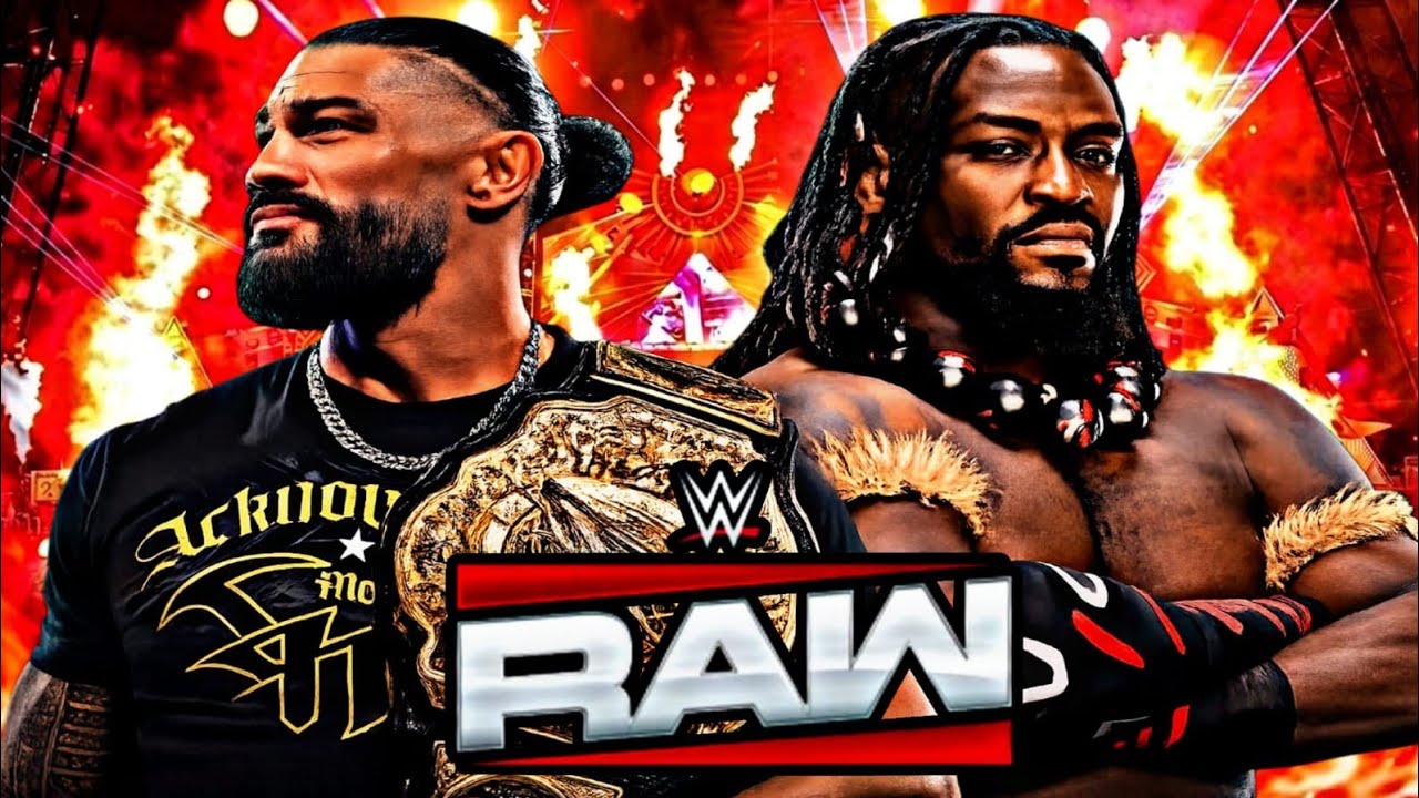 Roman Reigns(C) Vs Oba Femi WWE Raw June 15 2026 WWE2K26 Simulation - FULL MATCH