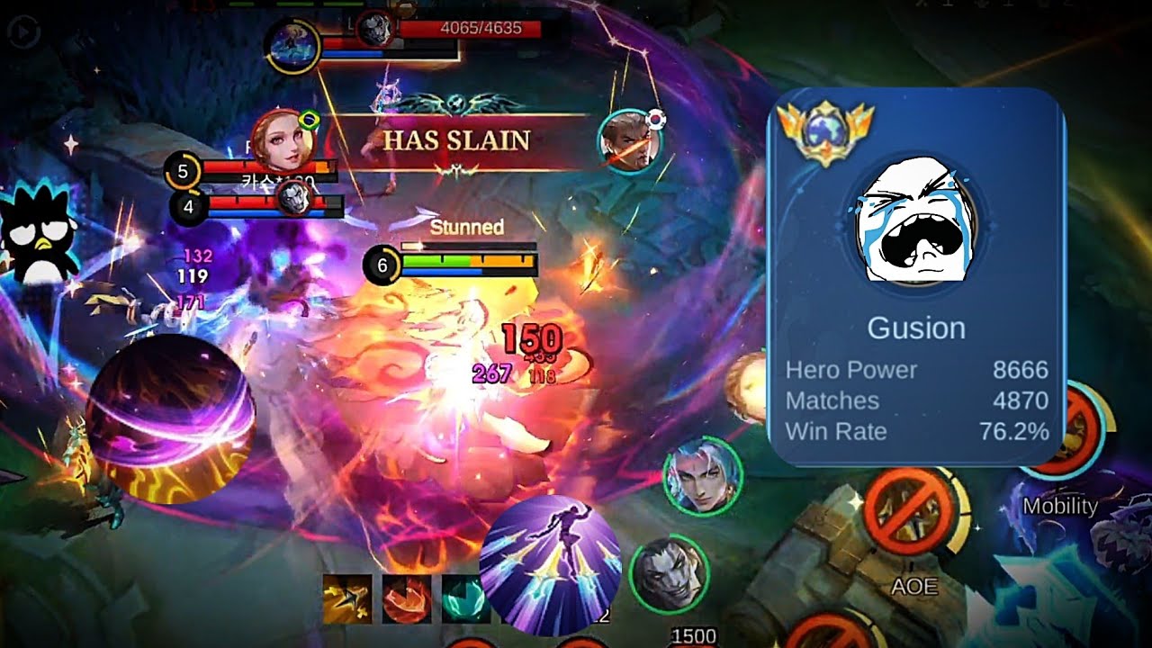 Bad Start? How to DOMINATE with Gusion Anyway ( only 10% can) background
