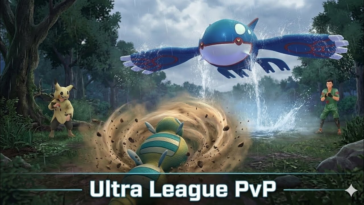Pokemon GO Gameplay | Dudunsparce VS Legendary Kyogre: Ultra League PvP Showcase
