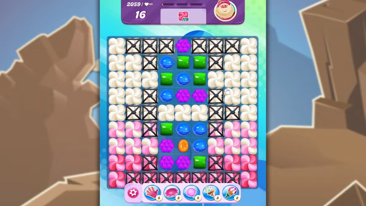 Candy Crush Saga LEVEL 2059 NO BOOSTERS (new version)🐟☑️