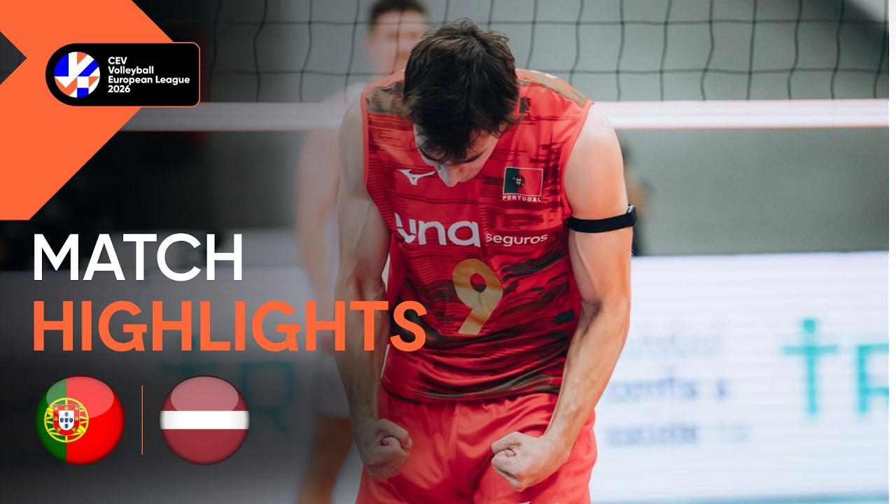 Highlights | Portugal vs. Latvia | CEV Volleyball European League 2026 | Men
