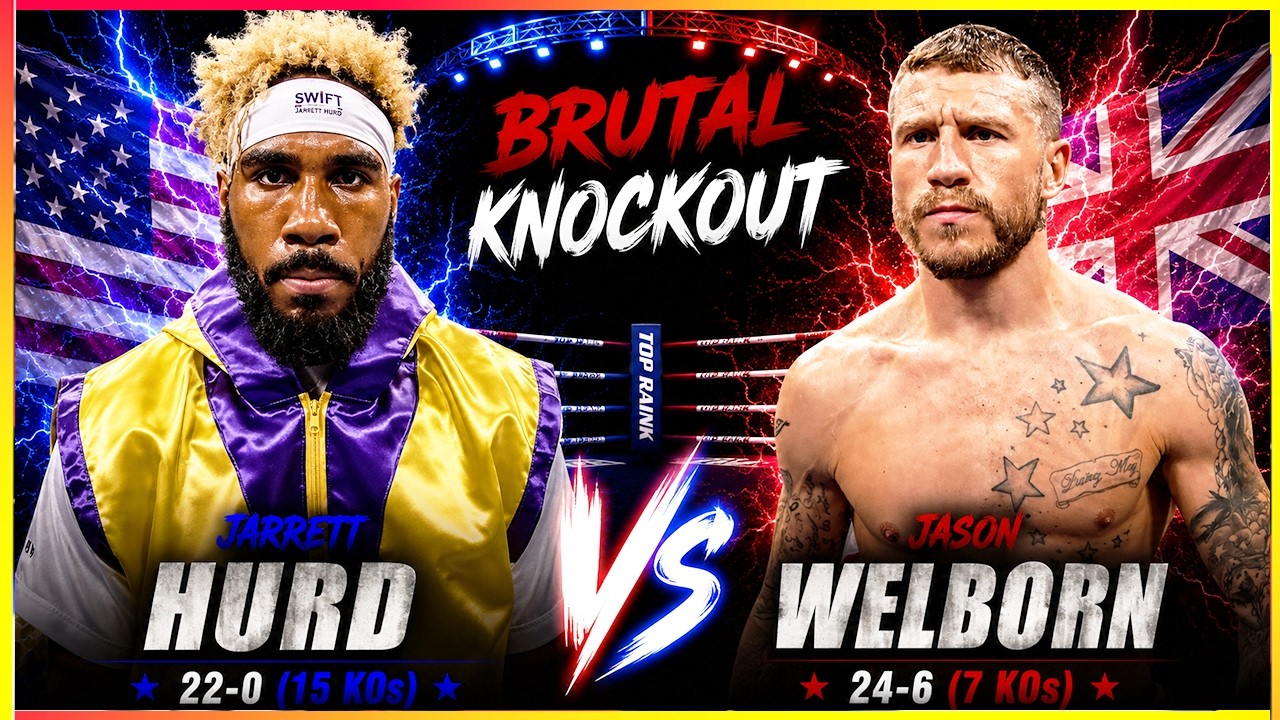 BRUTAL KNOCKOUT That Shocked The World | Jarrett Hurd vs Jason Welborn background