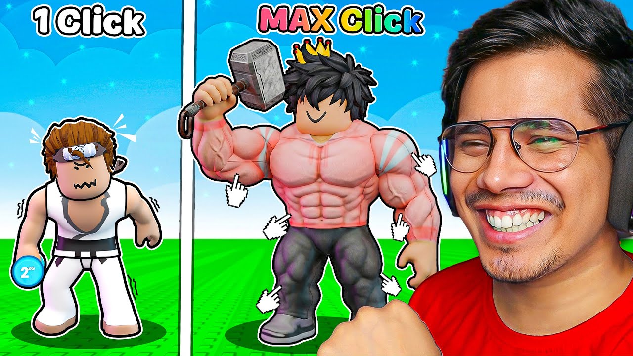 TROLLING JACK IN ROBLOX +1 STRENGTH PER CLICK ЁЯШ▒