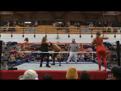 Intergender Wrestling Tag Team Match background