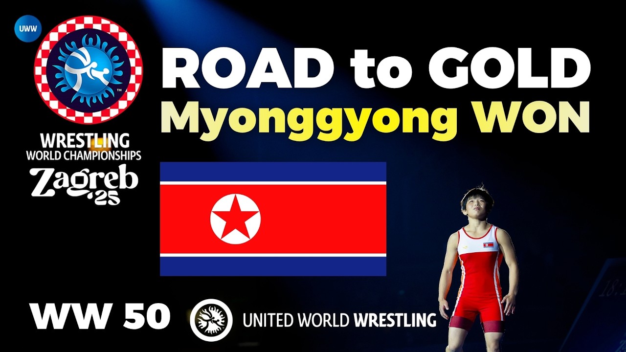 🏅🇰🇵 Road To GOLD | 50 KG Women's Wrestling | 2025 World Wrestling Championships #wrestlezagreb