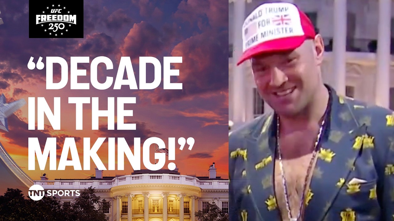 TYSON FURY #UFCFREEDOM250 WALKOUT AT THE WHITE HOUSE ЁЯСС