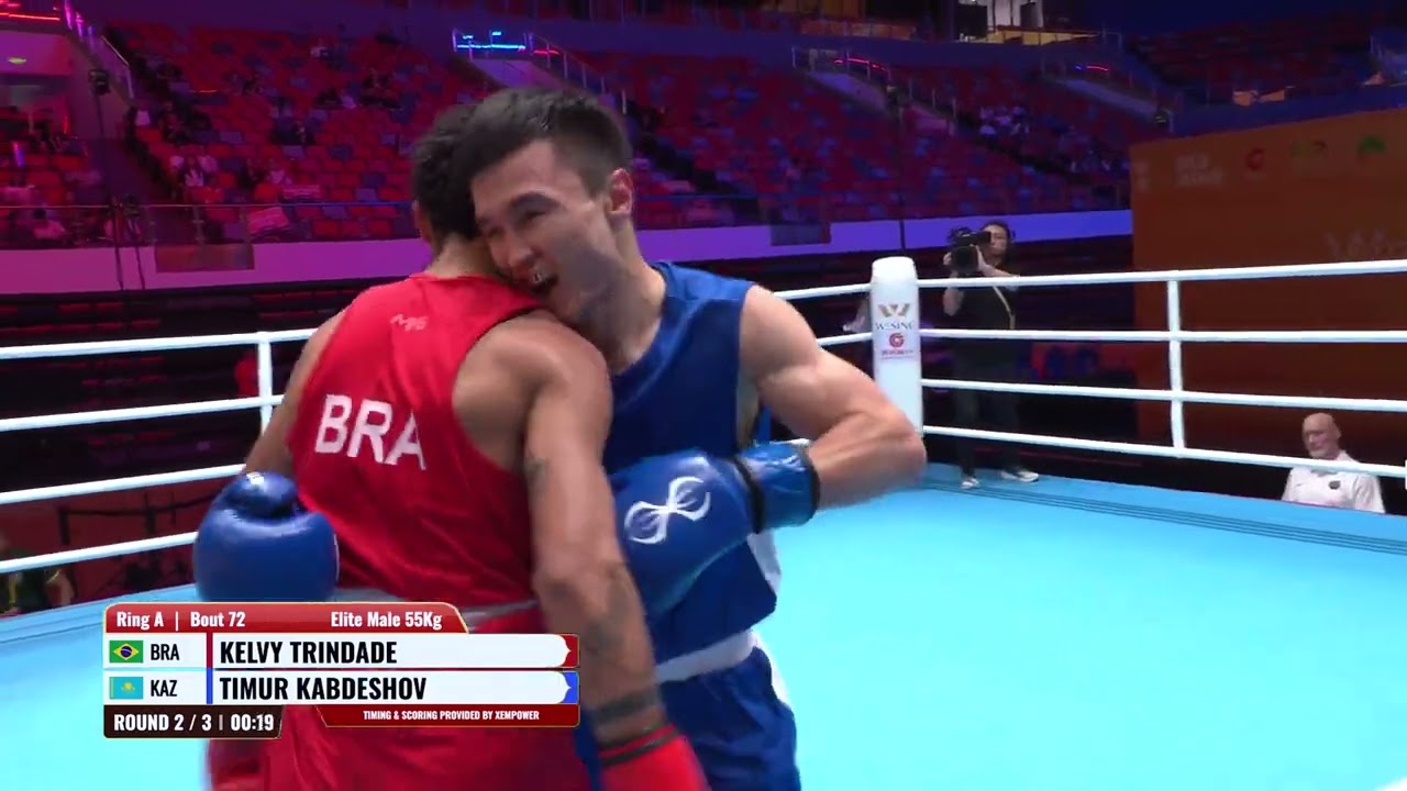 Kelvy Alecrim (BRA) vs. Timur Kabdeshov (KAZ) World Boxing Cup 2026 (55kg)