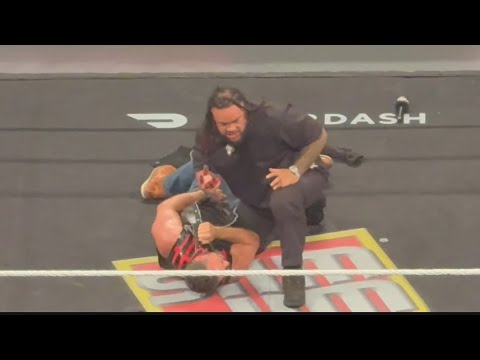 Jacob Fatu Destroys LA Knight Full Segment - WWE Raw 6/15/2026 background