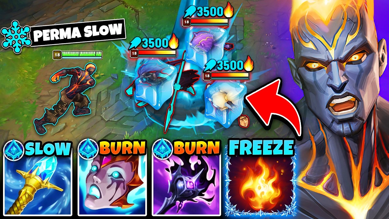 BRAND BUT MY ABILITIES FREEZE YOU AND BURN YOU AT THE SAME TIME (THIS IS SO BROKEN) background