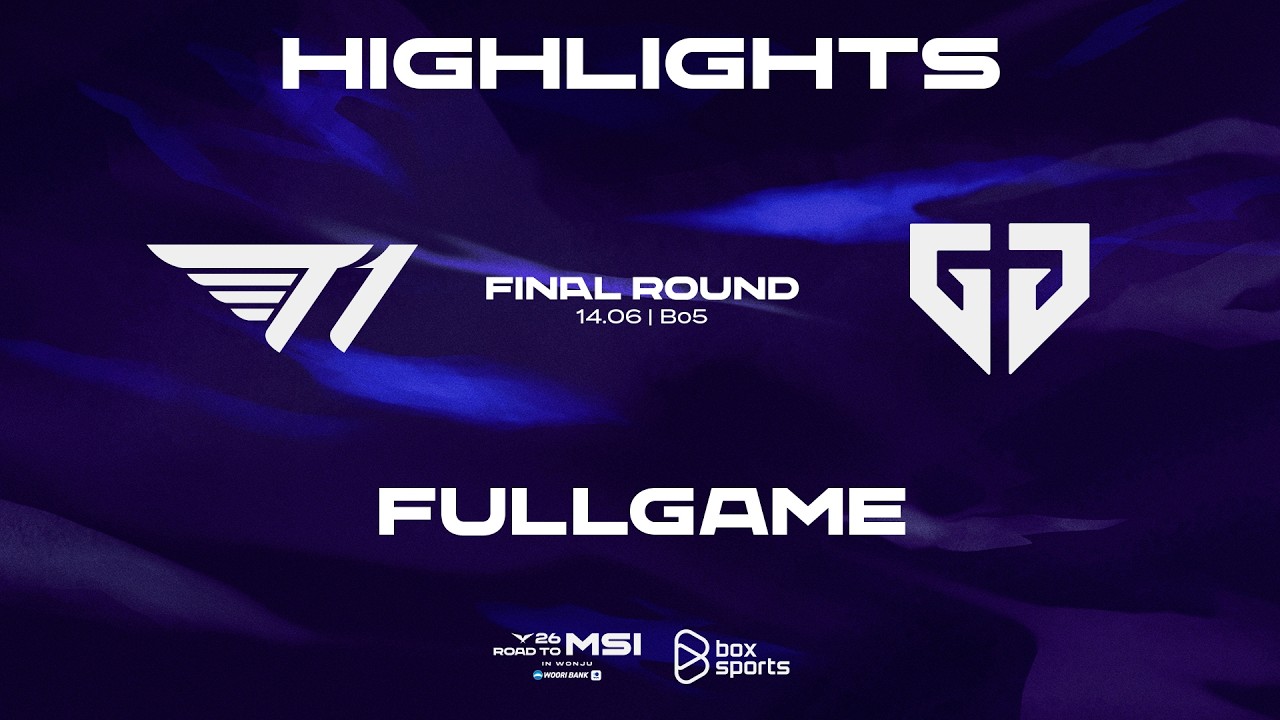 FULL HIGHLIGHTS T1 vs GEN | FINAL ROUND | LCK 2026 Road to MSI