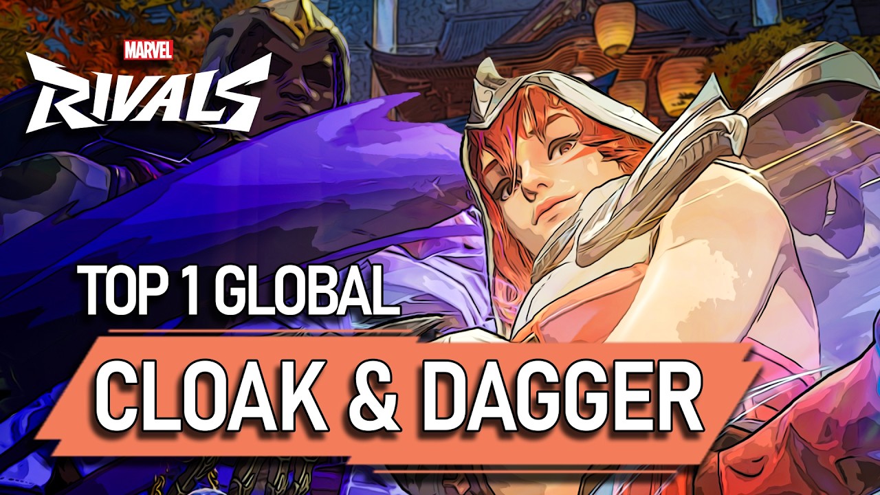 TOP #1 GLOBAL CLOAK & DAGGER ! Mike Peanus - MARVEL RIVALS PRO background