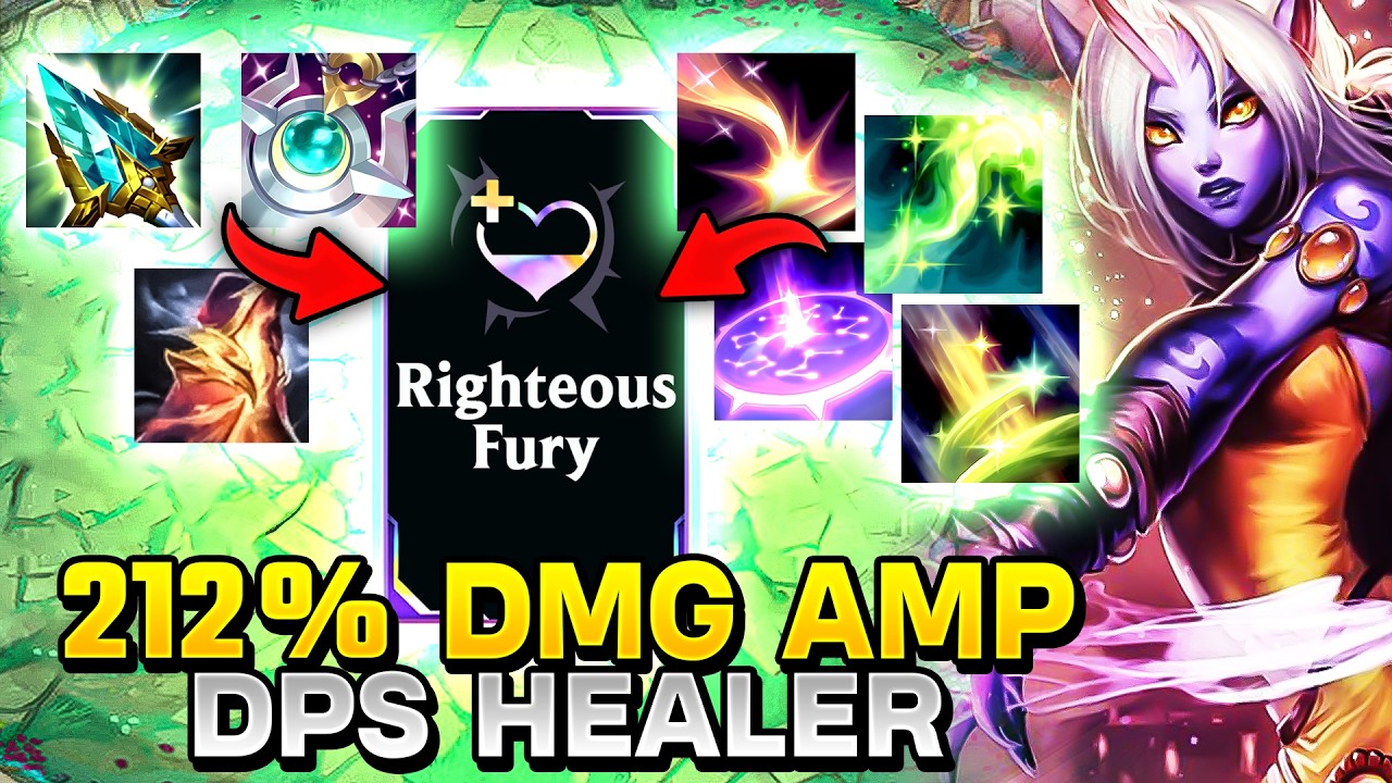 I turned Soraka into a DAMAGE DEALER by gaining INFINITE DAMAGE AMP from Healing! | League 3v3 Arena
