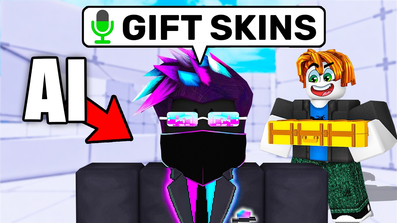 I found a AI MINIBLOXIA SCAMMING in Roblox Rivals...