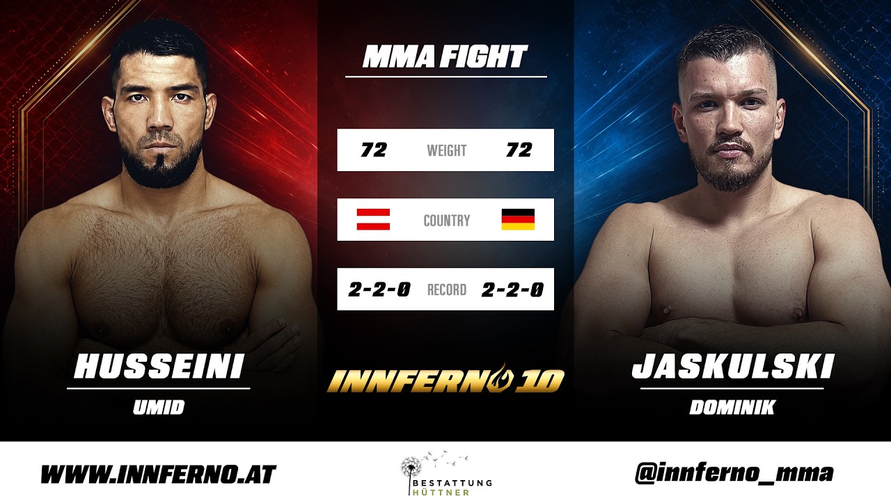 Intense Battle! Umid Husseini vs Dominik Jaskulski | Full Fight | INNFERNO 10