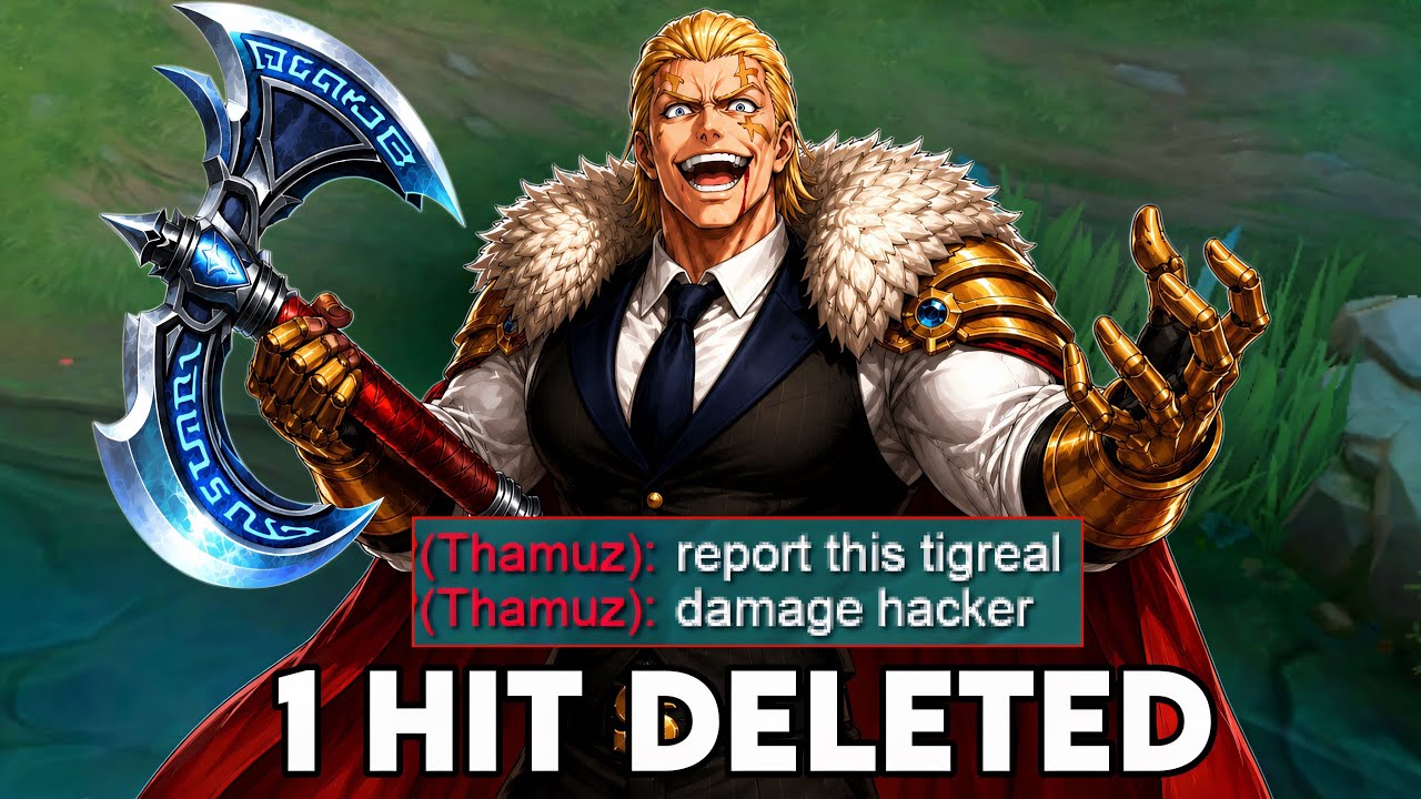 THIS TIGREAL BUILD IS 100% ILLEGAL ⚠️ 1 HIT DELETE 💀 background