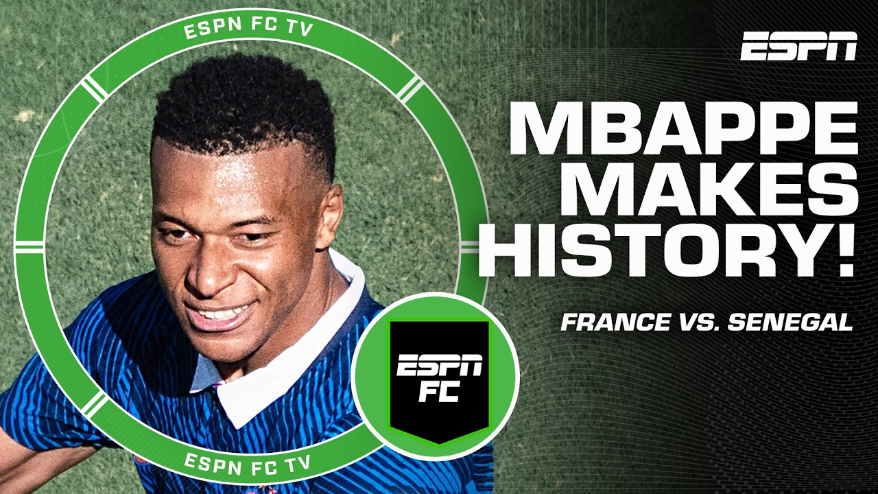 REACTION to Mbappe becoming France's ALL-TIME leading scorer in win over Senegal 🔥 | ESPN FC