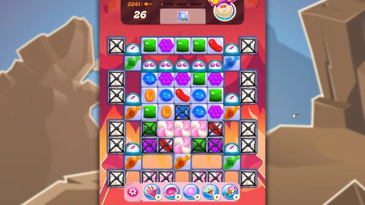 Candy Crush Saga LEVEL 2241 NO BOOSTERS (new version)🐟☑️