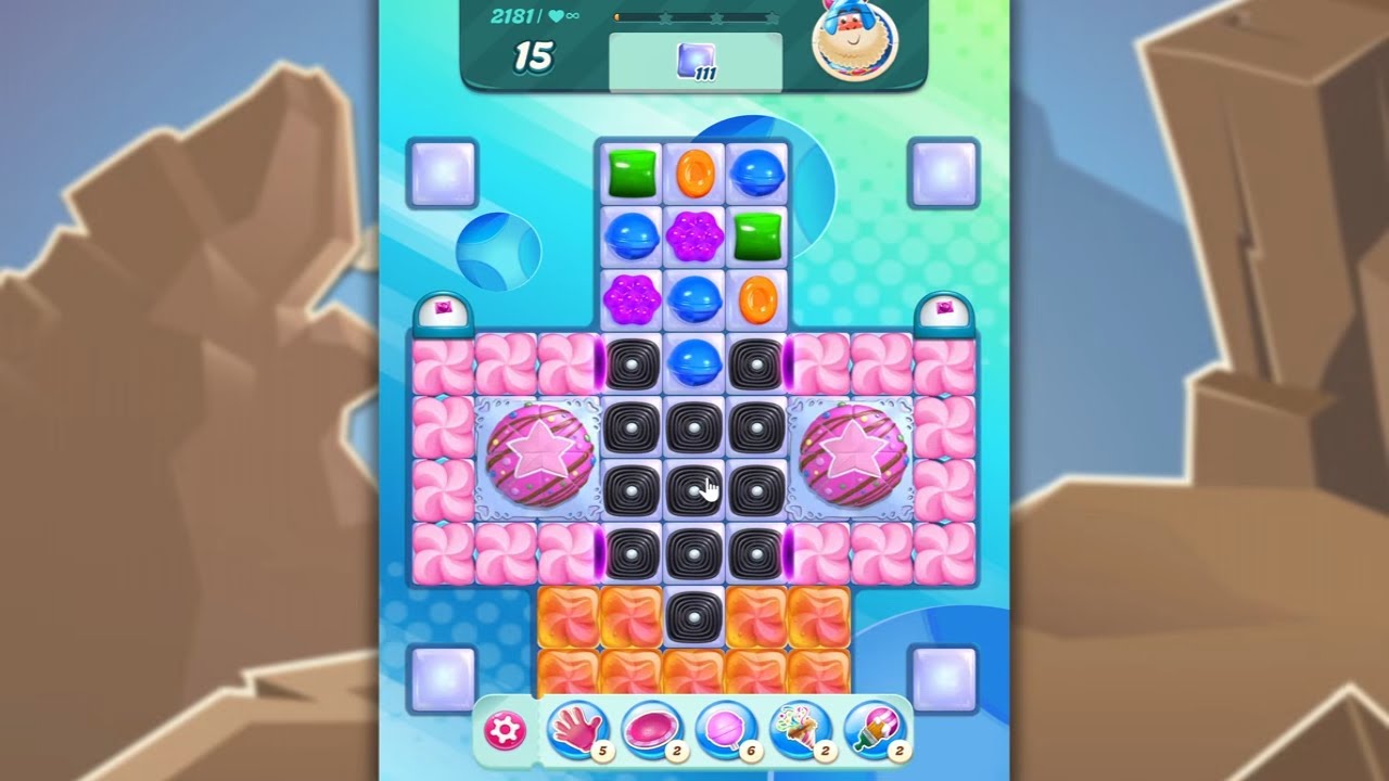Candy Crush Saga LEVEL 2181 NO BOOSTERS (new version)🐟☑️