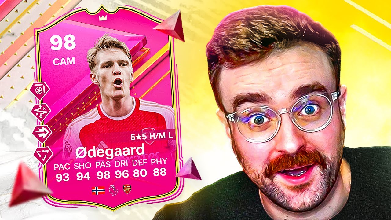 FC 24 Squad Builder Showdown! FUTTIES ODEGAARD!!! background