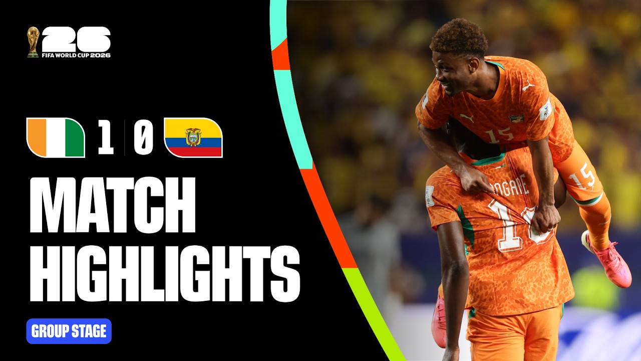 Highlights | Côte d'Ivoire 1-0 Ecuador | FIFA World Cup 2026™