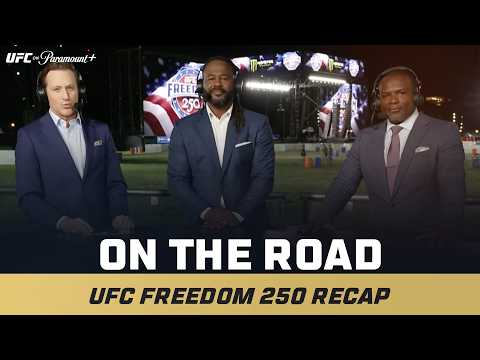On The Road: UFC Freedom 250 Recap | Justin Gaethje takes down Ilia Topuria in thrilling fashion
