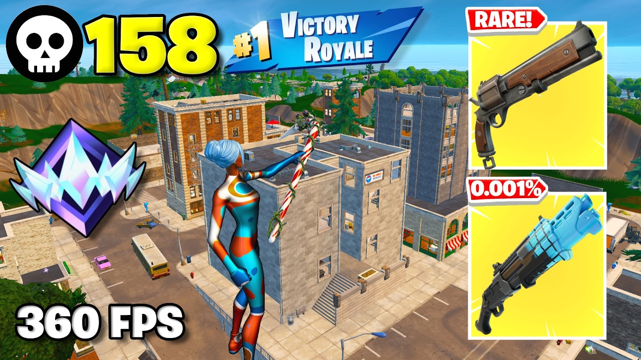 158 Elimination "RANKED RELOAD” Gameplay Wins (Fortnite Chapter 7 Season 3 PS5 Controller) background