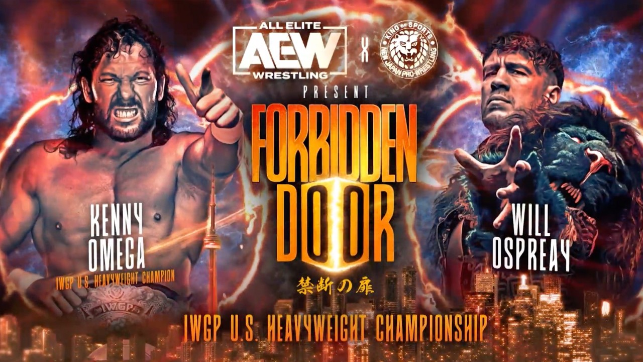 フルマッチ!ケニー・オメガ vs ウィル・オスプレイ AEW Forbidden Door 2023! background
