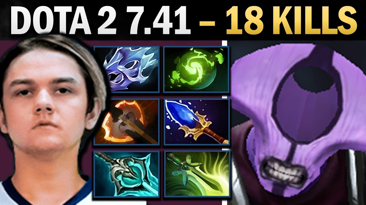 Faceless Void Dota 2 7.41 with Butterfly and Moon Shard - Dota 2 Gameplay background